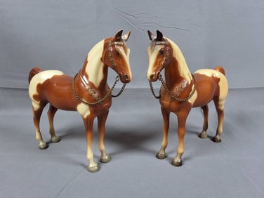 Breyer #42 Western Pony 1950s  -  Glossy Chestnut Tobiano
