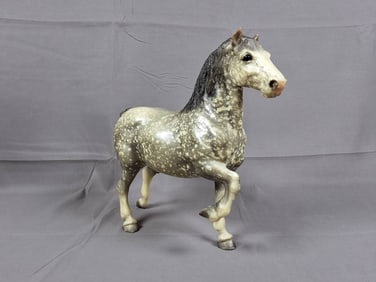 Breyer #93 Belgian 1960-1966 - Glossy Dappled Grey