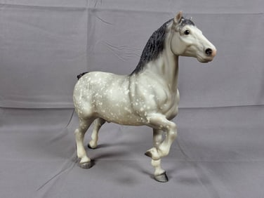 Breyer #94D Belgian 1984 - Semi-gloss Dappled Grey