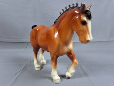Breyer #80 Clydesdale 1958-1961 - Glossy Bay