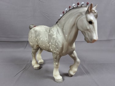 Breyer #80GR Clydesdale Stallion 1986-1987 - Dappled Grey