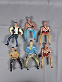 Mix of Vintage Riders, P242, P241, Hartland Champ Blue Riders, and more