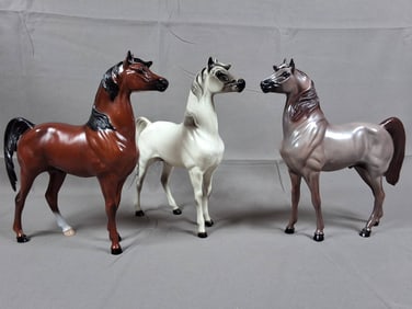 3 Hartland 9 inch Arabian Stallions