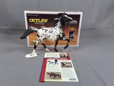 Breyer #10119 Outlaw 2024 - Black Semi-Leopard Appaloosa
