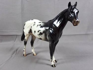 Peter Stone Ima High Achiever Stallion - Glossy Appaloosa Black