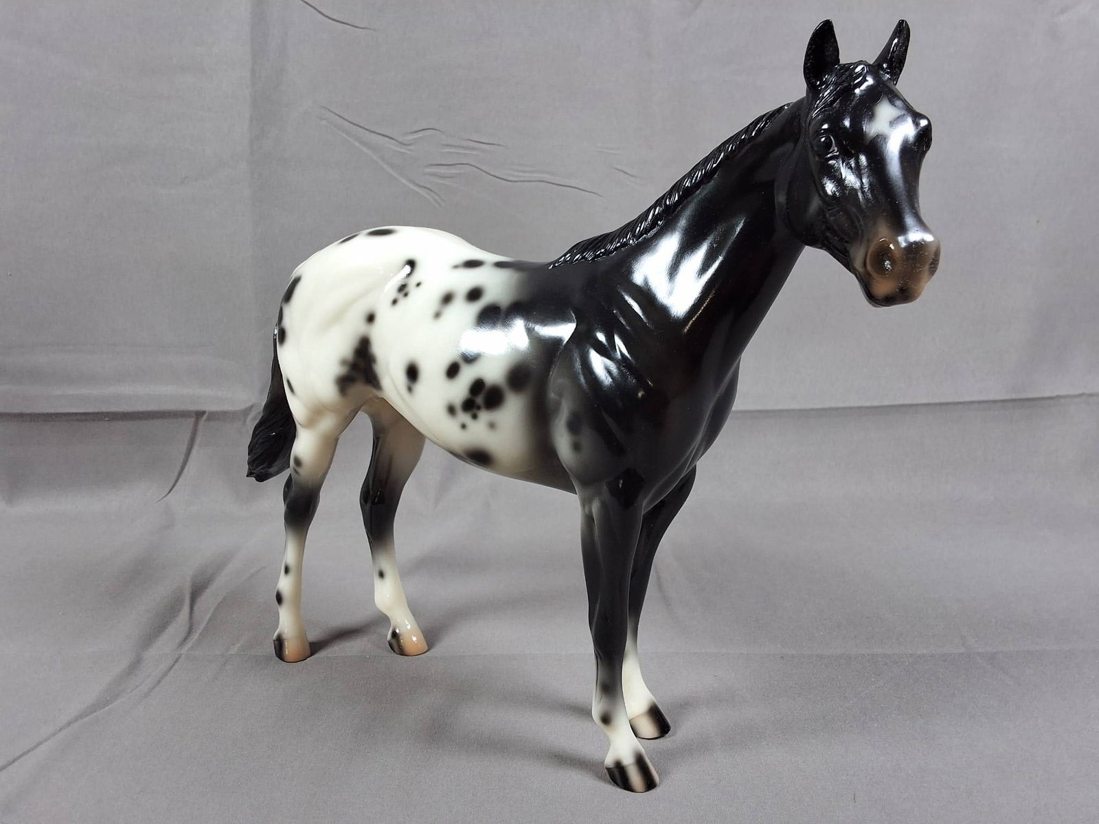 Peter Stone Ima High Achiever Stallion  -  Glossy Appaloosa Black (1 of 9)