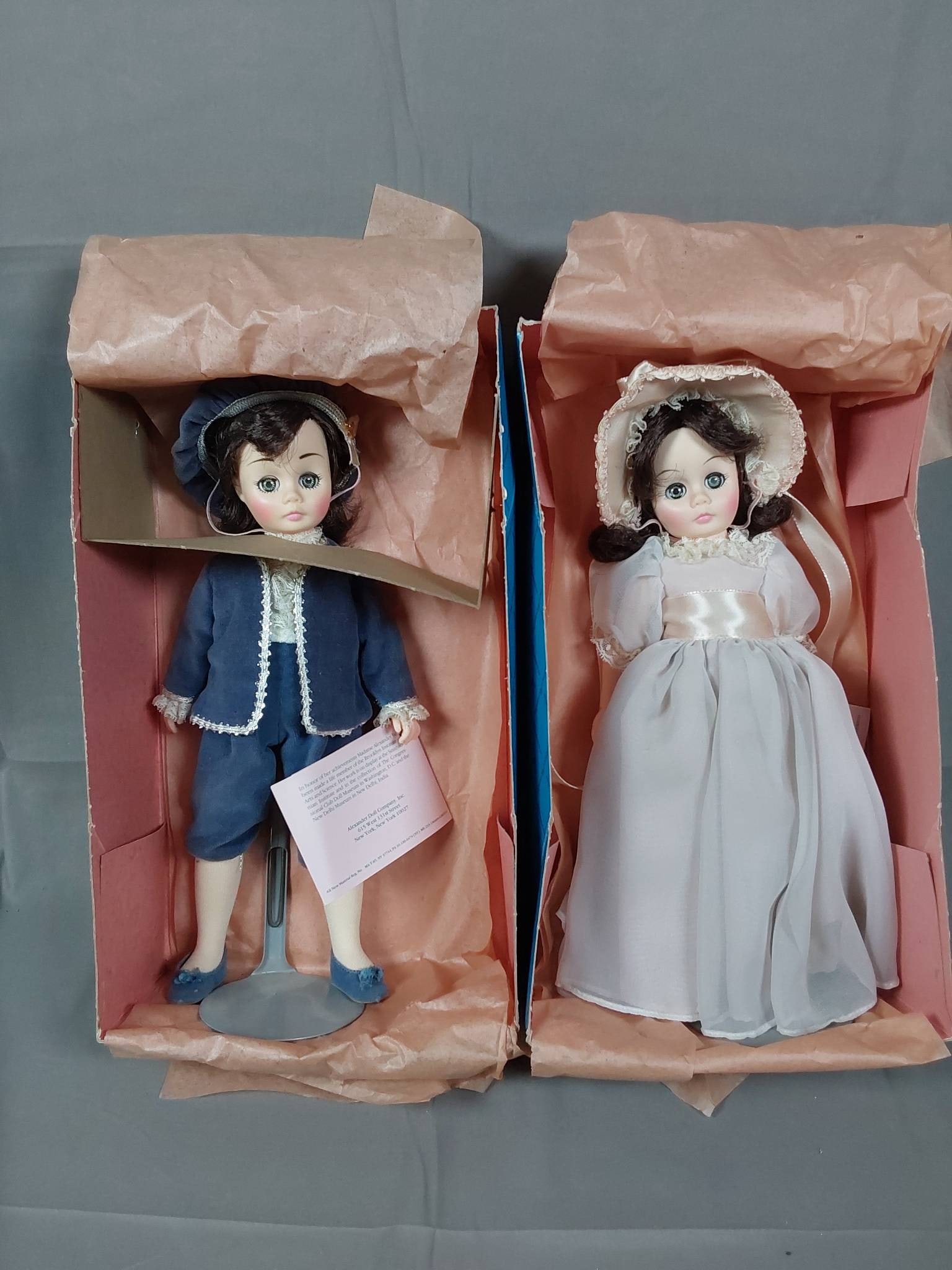 2 Madame Alexander Dolls Blue Boy 1345 and Pinkie 1350 (1 of 13)