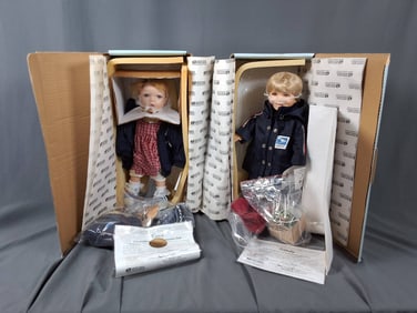 Sandy and Candi by Linda Steele U.S. Postal Service Dolls