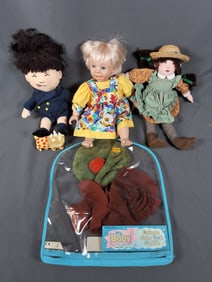 Kroll Doll, Uneeda Doll, and Rebecca of Sunnybrook Farm Doll