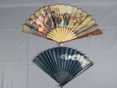 2 Artistic Folding Fans