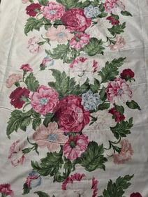Vintage Waverly Bonded Fabric - Memory Rose