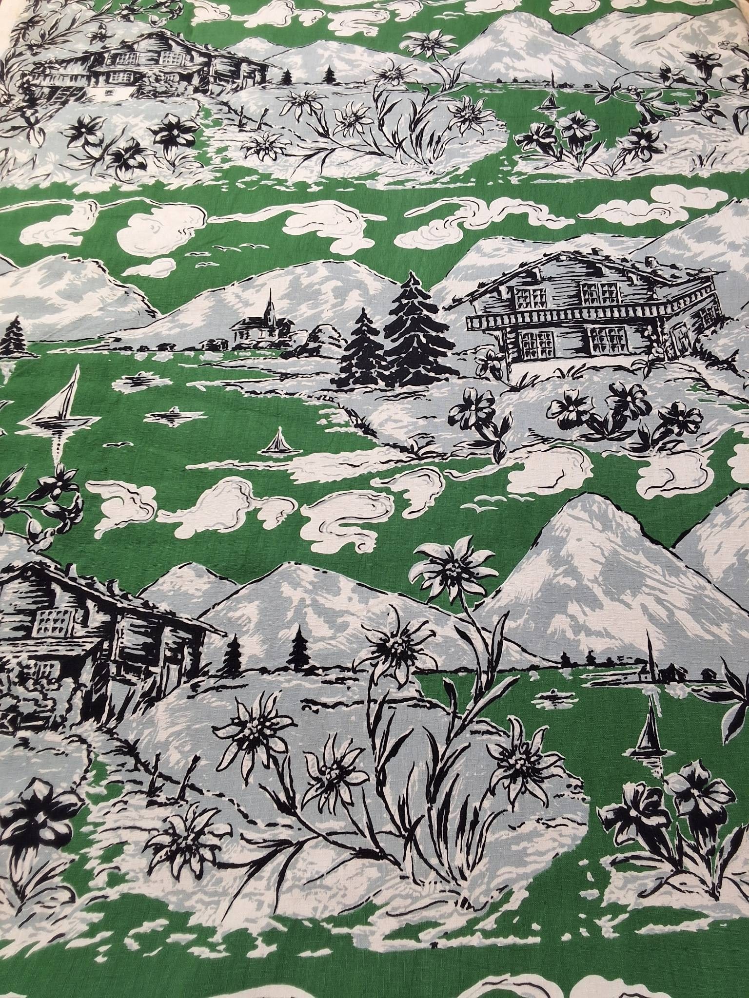 Vintage Fabric  -  Chalet (1 of 8)
