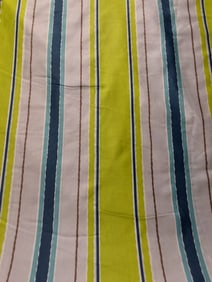 Vintage Waverly Bonded Fabric - Festival Stripe