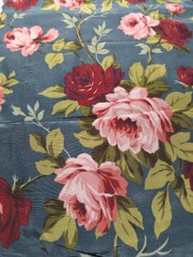 Vintage Waverly Bonded Fabric - Gallant Rose