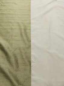 Vintage Fabrics - Lemon Yellow and Greenish - Gold