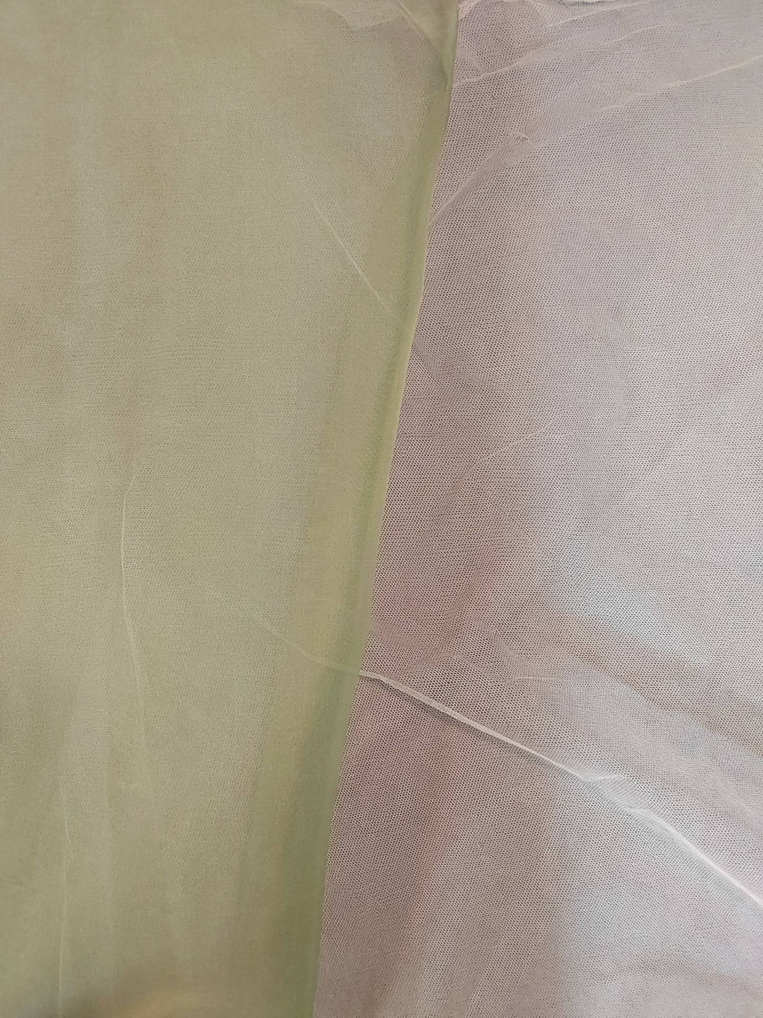 Vintage Fabric  -  Olive Green and Cream (1 of 5)
