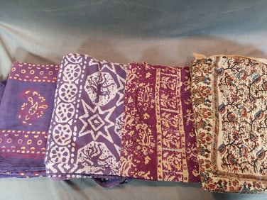 Vintage Cotton Fabric - South Asian - Inspired Prints