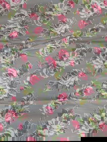 Vintage Cotton Fabric - Pink Roses
