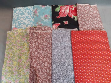 Vintage Cotton Fabrics - Florals