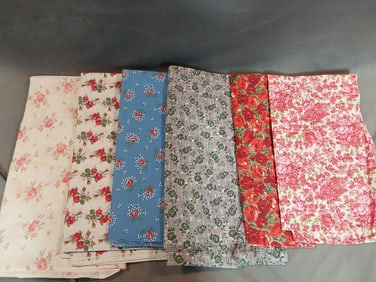 Vintage Cotton Fabric - Florals