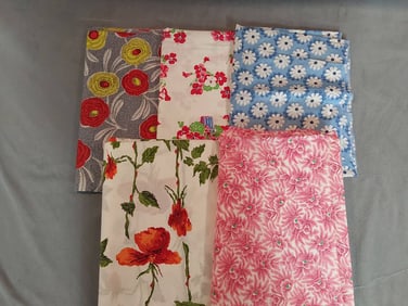 Vintage Cotton Fabrics - Florals