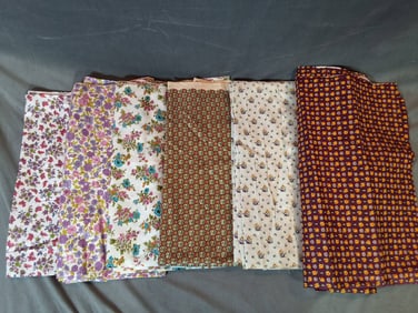 Vintage Cotton Fabric - Florals