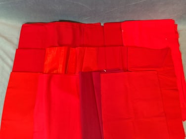 Collection of Red Fabric