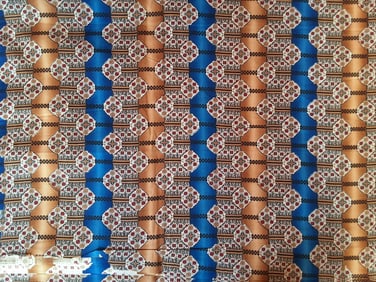 Antique Cotton Fabric - Florals and Geometric Patterns