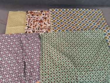 Vintage Cotton Fabric - Geometrics