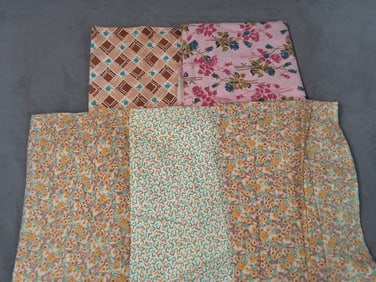 Vintage Cotton Fabric - Florals