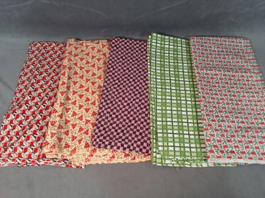Vintage Cotton Fabric - Geometrics