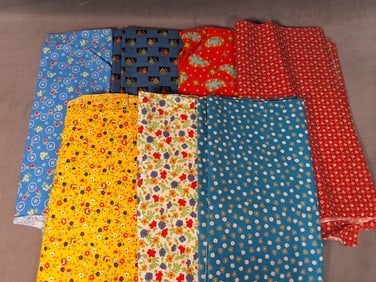 Vintage Cotton Fabric - Florals