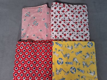 Vintage Cotton Fabrics - Novelty Prints