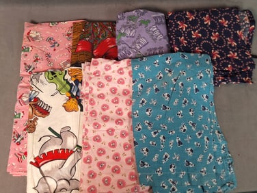 Vintage Cotton Fabric - Novelty Prints
