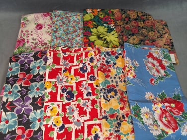 Vintage Cotton Fabric - Florals