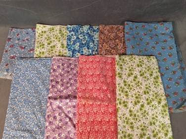 Vintage Cotton Fabrics - Florals