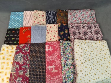 Vintage Cotton Fabric - Florals 10 lbs