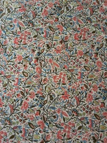 Vintage Cotton Fabric - Schumacher Florals