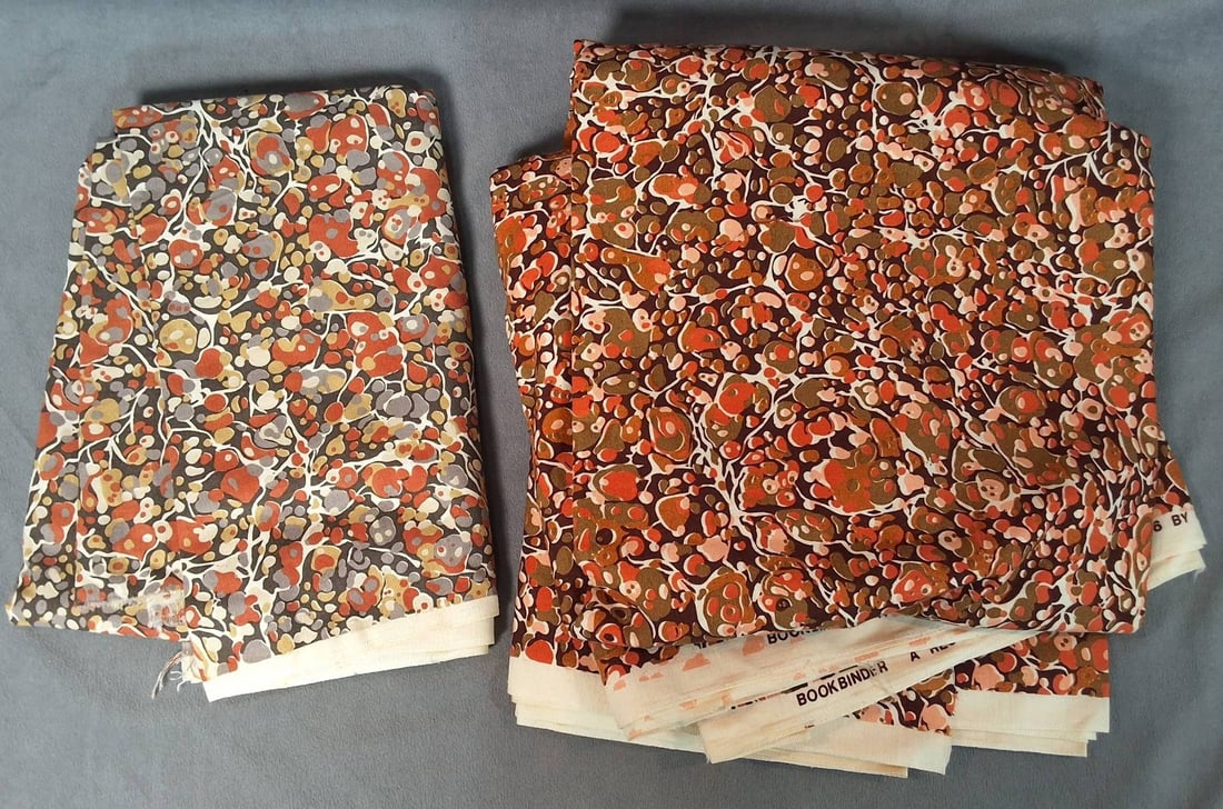 Vintage Cotton Fabric  -  Bookbinder - Roger Bachmann (1 of 4)