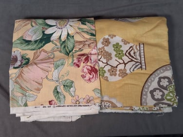 Vintage Cotton Fabric - Jay Yang Brunschwig and Fils