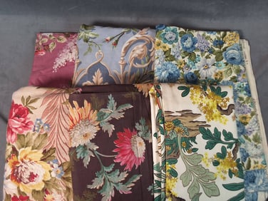 Vintage Cotton Fabric - Florals