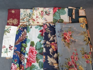 Vintage Cotton Fabric - Florals
