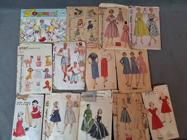 Collection of Vintage Sewing Patterns