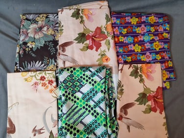 Vintage Cotton Fabric - Florals