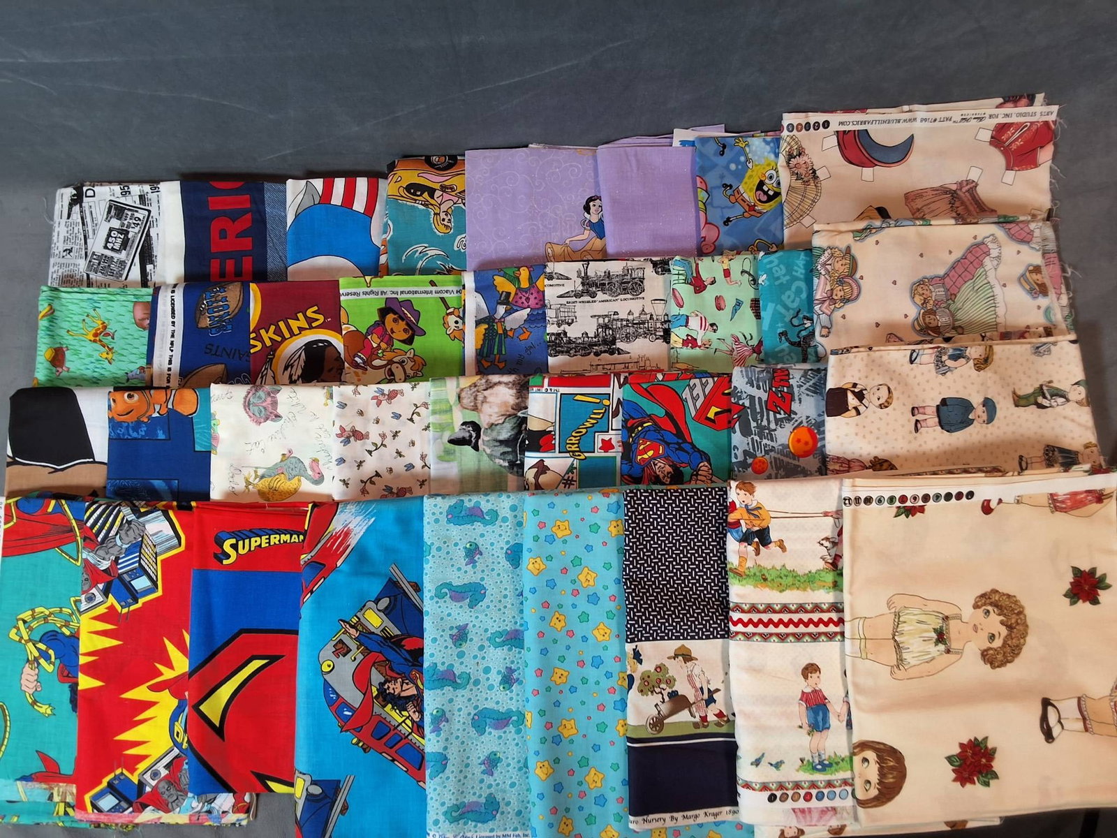 Vintage Cotton Fabric  -  Children Novelty (1 of 4)