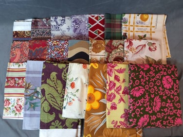 Vintage Cotton Fabric - Varied Patterns