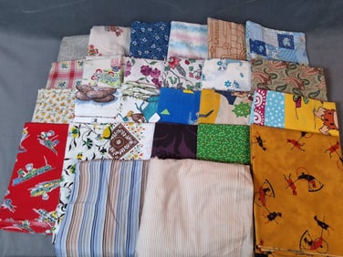 Vintage Cotton Fabric - Florals and Novelty