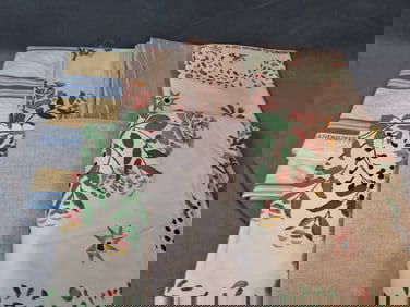 10 lbs Fabric - Florals and Stripes