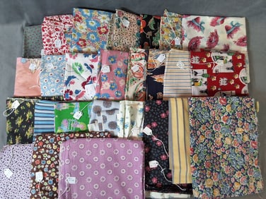 Vintage Quilters Cotton Fabric - Varied Patterns 10 lbs