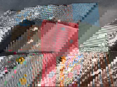 Vintage Cotton Fabric - Varied Patterns